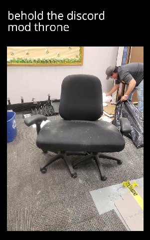 behold the discord mod throne