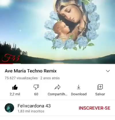 Ave Мапа Techno Remix У 75.627 Мвиайгасбез 2 anos atrés 22 mil 60 Comparti... Download Замаг о Felixcardona 43 INSCREVER-SE e Felixcardona 43 иерей