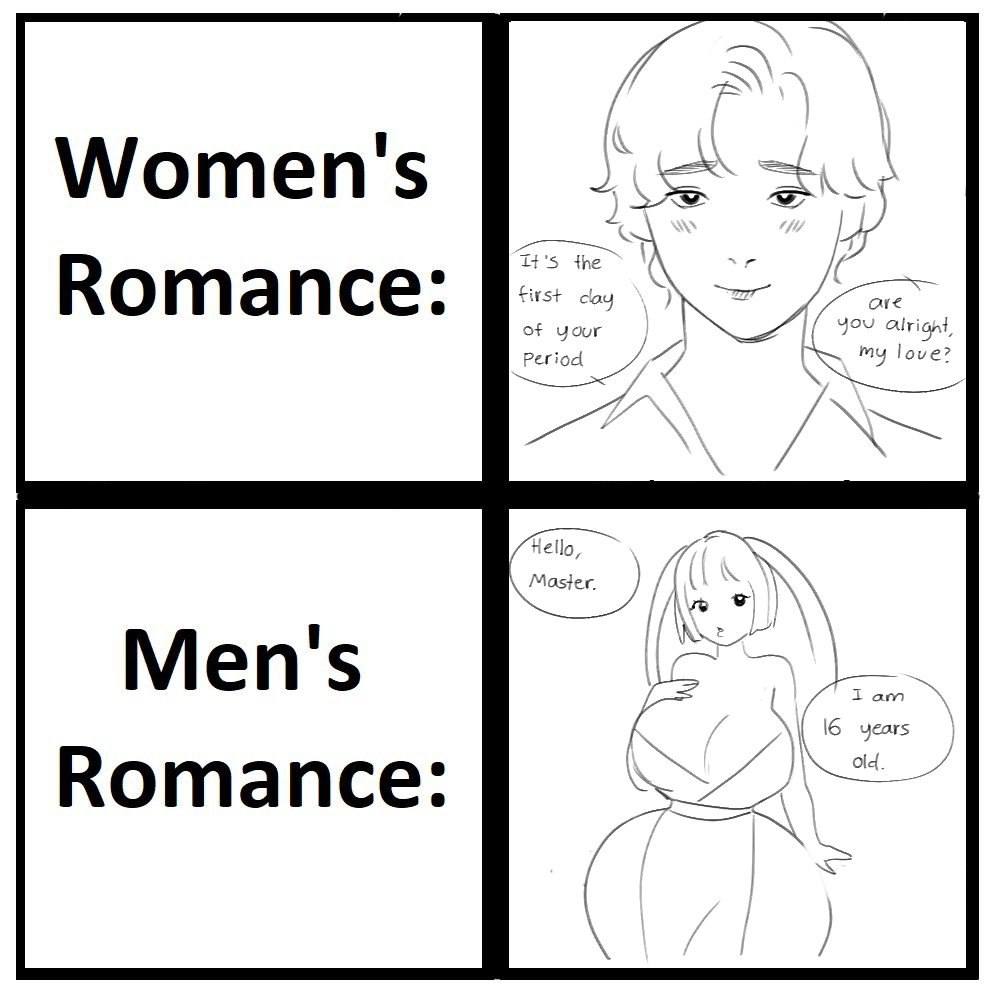 Women's Romance: Period love Nas Men's Romance: