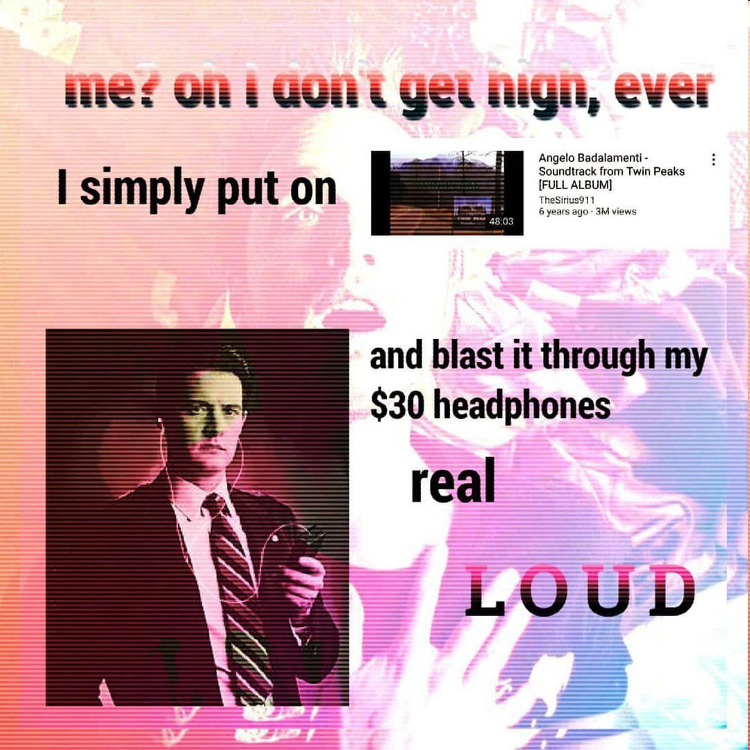 I simply put on and blast it through my $30 headphones real в