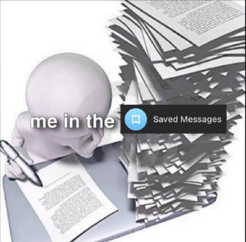 4 me in Saved Messages