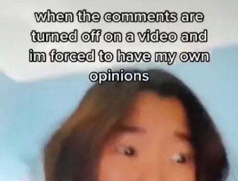 "when meme channel don't have some retarded text under the meme"