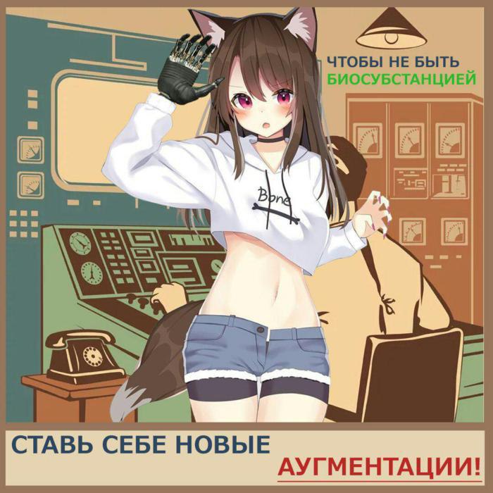 ЧТОБЫ НЕ БЫТЬ БИОСУБСТАНЦИЕЙ СТАВЬ СЕБЕ НОВЫЕ АУГМЕНТАЦИИ!
