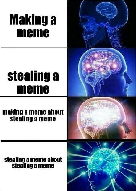 Making a meme Stealinga meme 4 making a meme about stealing a тете stealing а тете авош stealing а тете 3