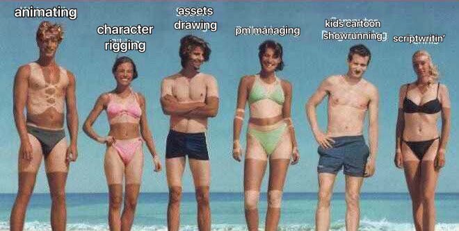 animating drawing character managing rigging я а