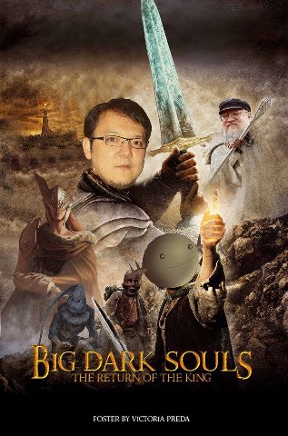 2 a 7% к У у ‘3 4 и А 1) BIG DARK SOUL'S THE RETURN OF THE KING POSTER VICTORIA PREDA