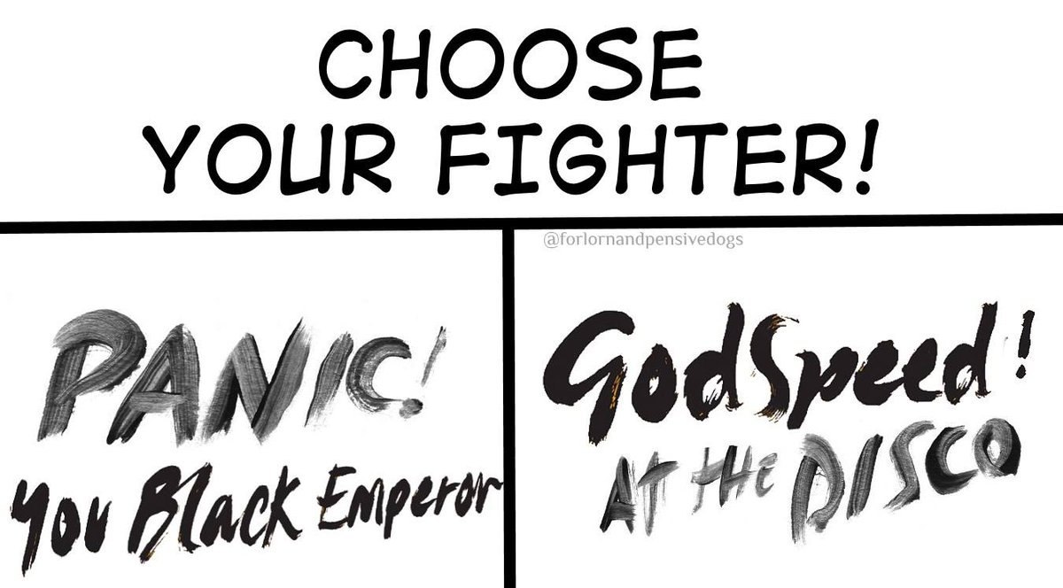 CHOOSE YOUR FIGHTER! PANIC! Black