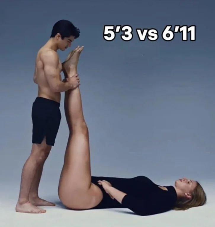 5'3 6'11