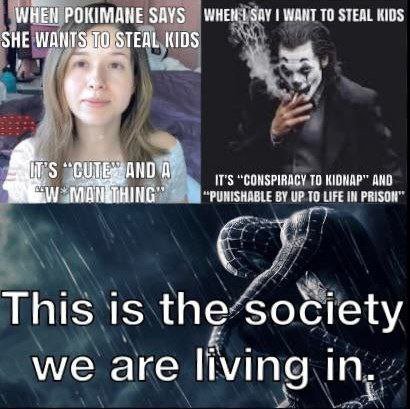 WHEN РОКИМДНЕ SAYS WHERE SAY WANT TO STEAL KIDS SHE WANTS 10 STEAL KIDS “CONSPIRACY ТО KIDNAP’ ДНО UP TO LIFE IN PRISO! This is the society we are living In