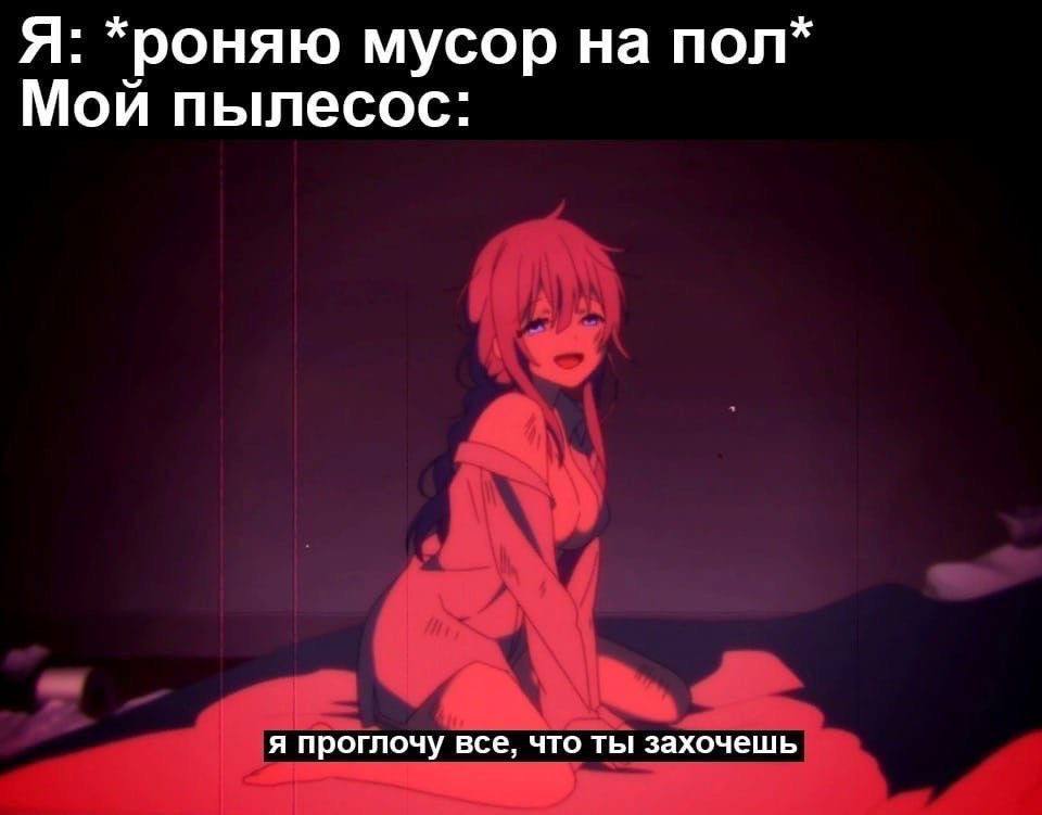 Я: *роняю мусор на пол* Мой пылесос: я проглочу все, что ты захочешь