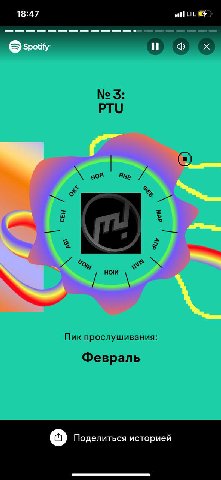 18:47 LTE 3 PTU a у Пик прослушивания: Февраль Поделиться историей