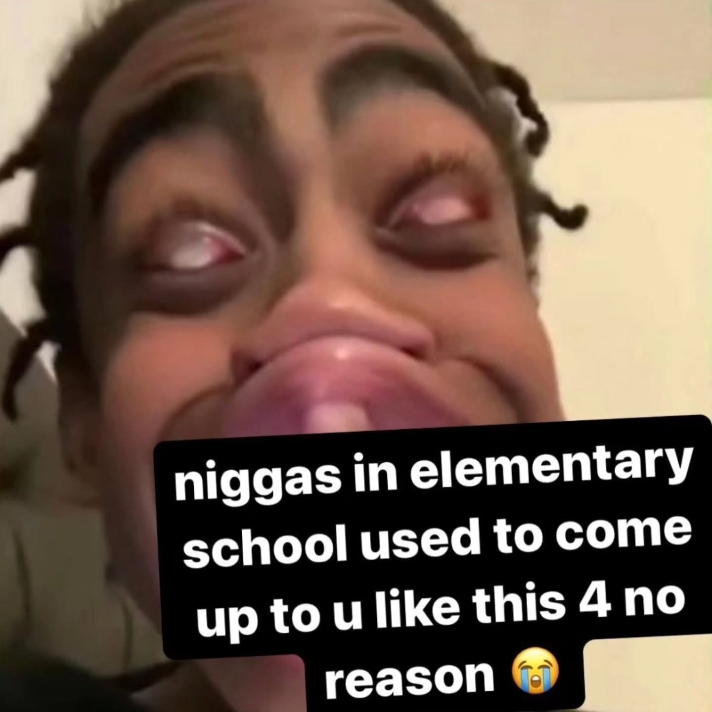 niggas in elementary school used to come up to like this 4 по reason