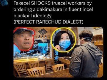 Fakecel SHOCKS truecel workers ordering a dakimakura in fluent incel blackpill ideology (PERFECT RARECHUD DIALECT)
