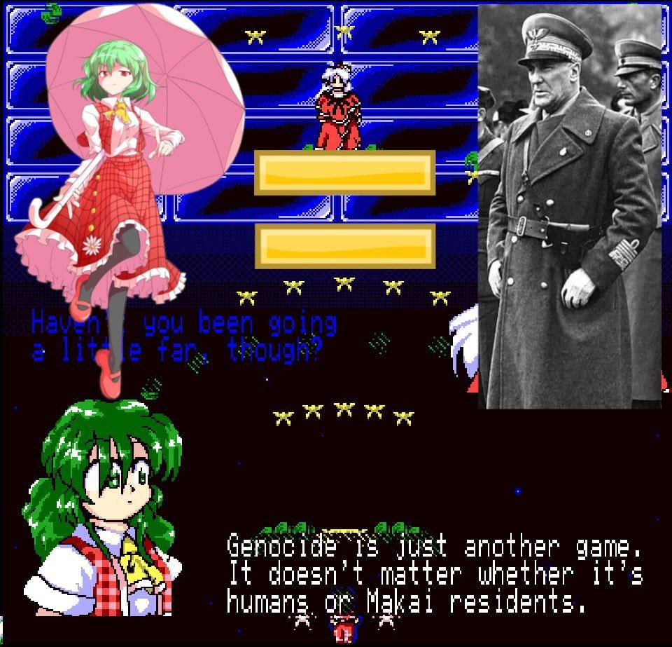 В A Genocide just another game I doesn’t matter whether it’s residents,