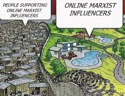 PEOPLE SUPPORTING ONLINE MARXTST ONLINE MARXIST INFLUENCERS UENCERS #1 Я!