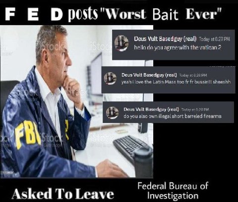postS"Worst Bait Ever Deus Vult Basedguy (real) Today you agree with the vatican 2 Deus Vult Basedguy (real) 8:28 love the Latin Mass too bussin!!! sheeshh 47> Deus Vult Basedguy (real) Today at you a