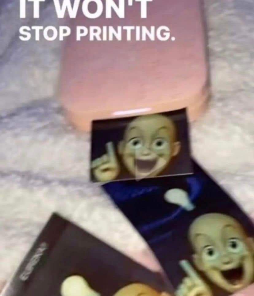 STOP PRINTING.