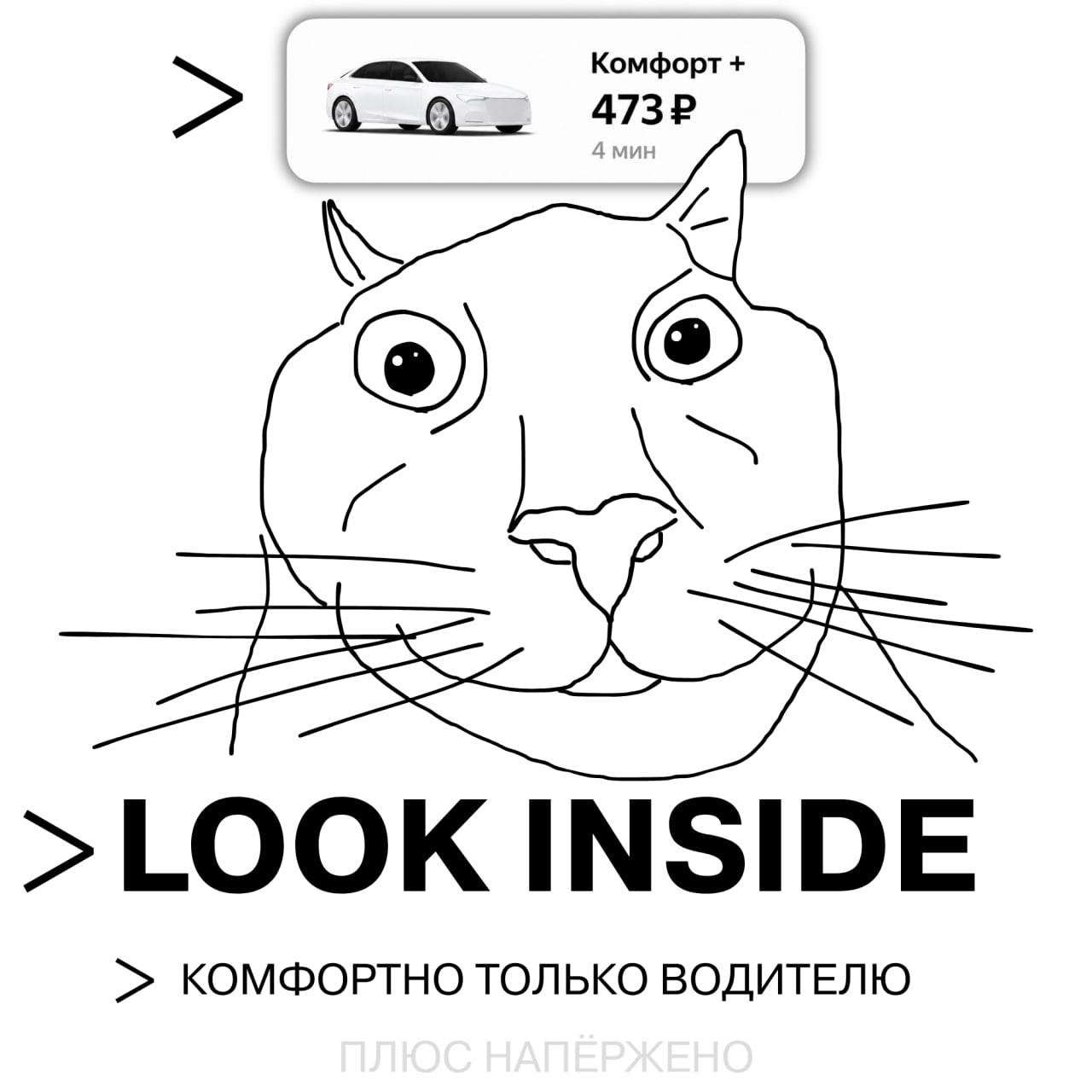 473° >LOOK INSIDE КОМФОРТНО ТОЛЬКО ВОДИТЕЛЮ