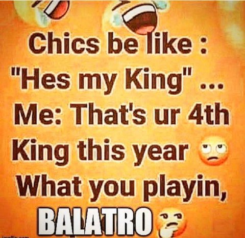 Chics be ike "Нез my King Me: That's King this year What you playin,