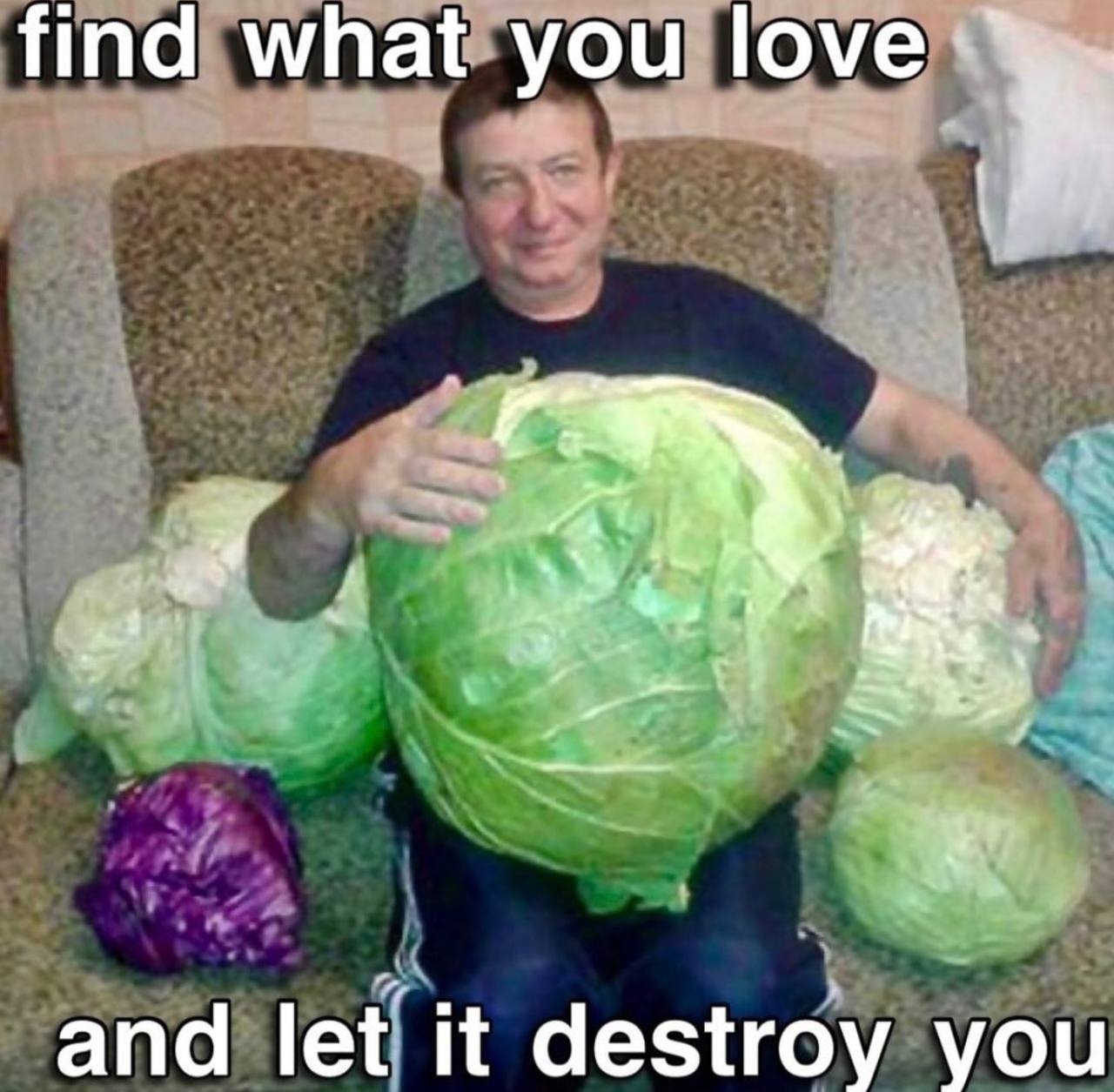 find what you love and let it destroy you