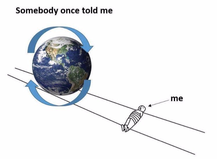 Somebody once told me