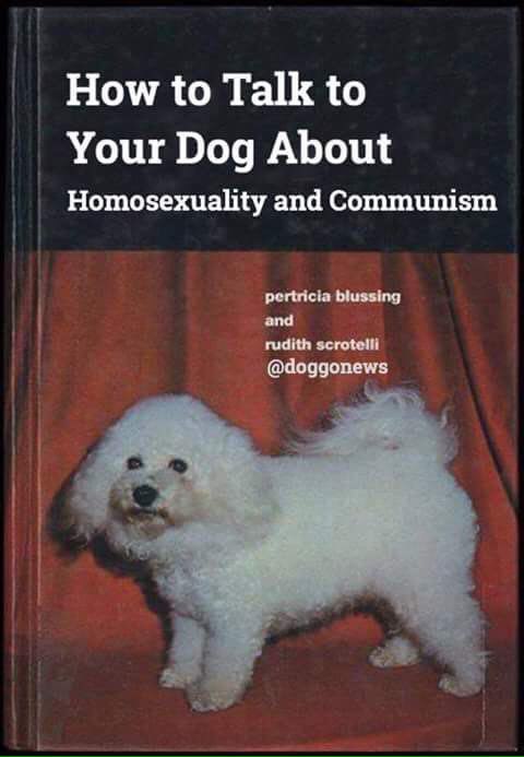 How to Talk to Your Dog About Homosexuality and Communism pertricia blussing and rudith @doggonews