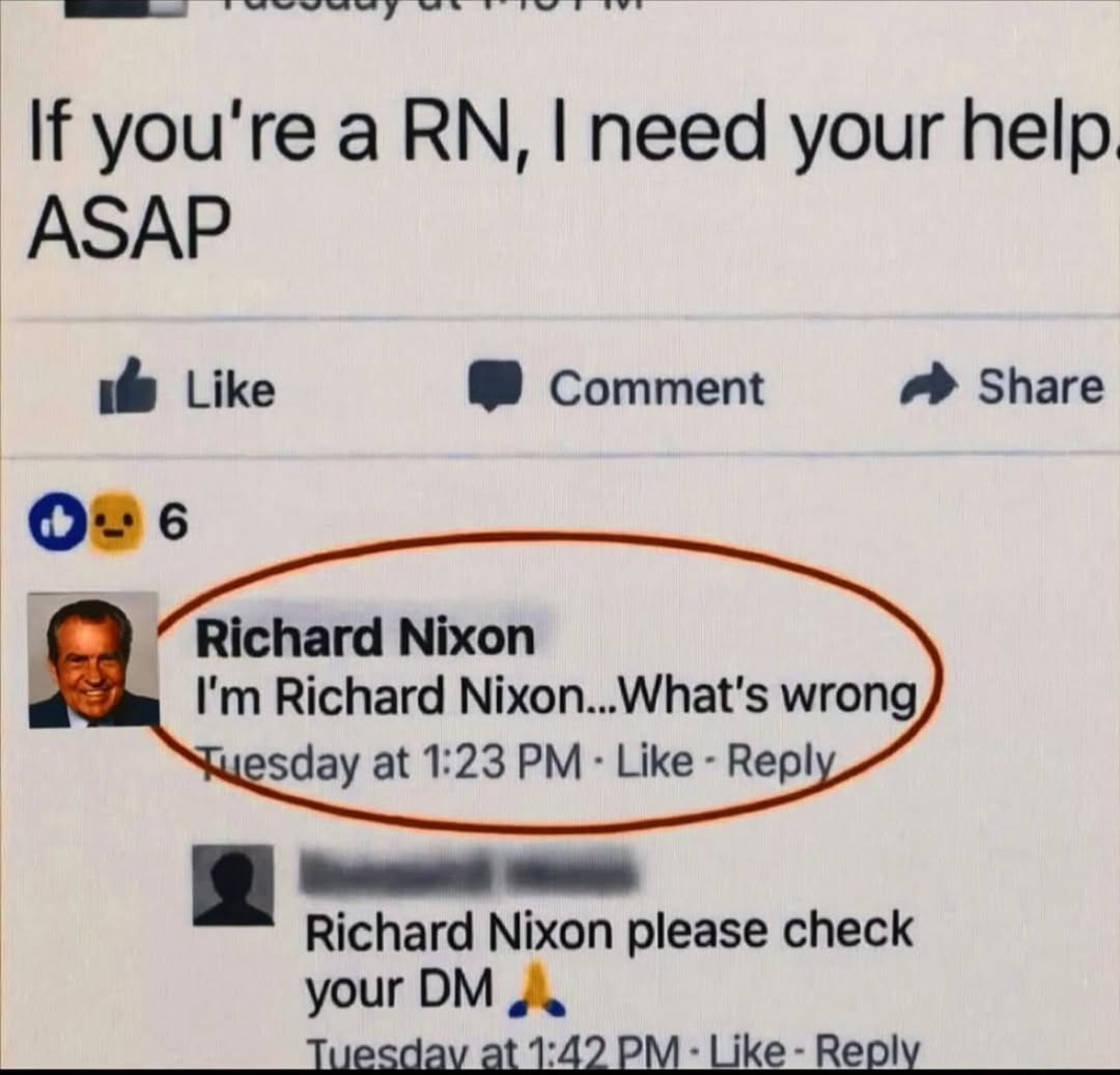 you're a need your help ASAP Like Comment Share Richard Nixon Richard Nixon...What's wrong sday at 1:23 Like Repl Richard Nixon please check your
