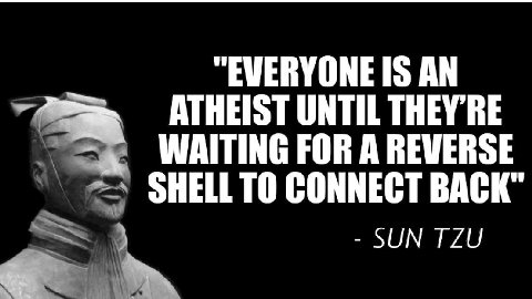 "ЕМЕВУОМЕ AN THEY'RE WAITING FOR SHELL TO CONNECT SUN TZU