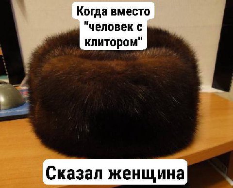 Когда вместо "человек с клитором" Сказал женщина