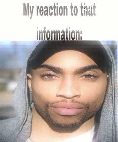 My reaction to that
