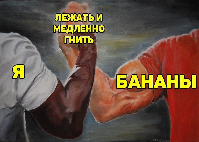 ЛЕЖАТЬ И МЕДЛЕННО ГНИТЬ БАНАНЫ