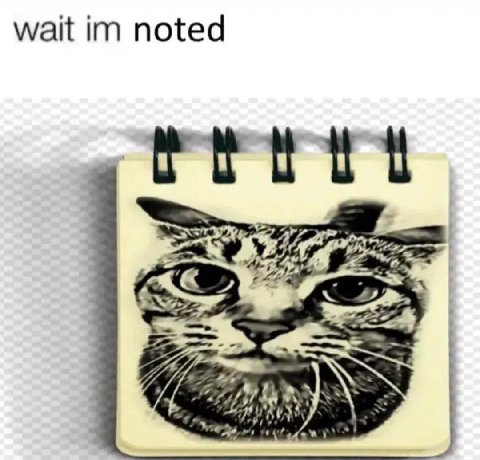 wait noted к