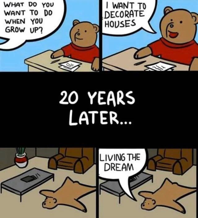 WHAT you WANT TO DECORATE WANT TO WHEN YOU GROW UP? HOUSES 20 YEARS LATER