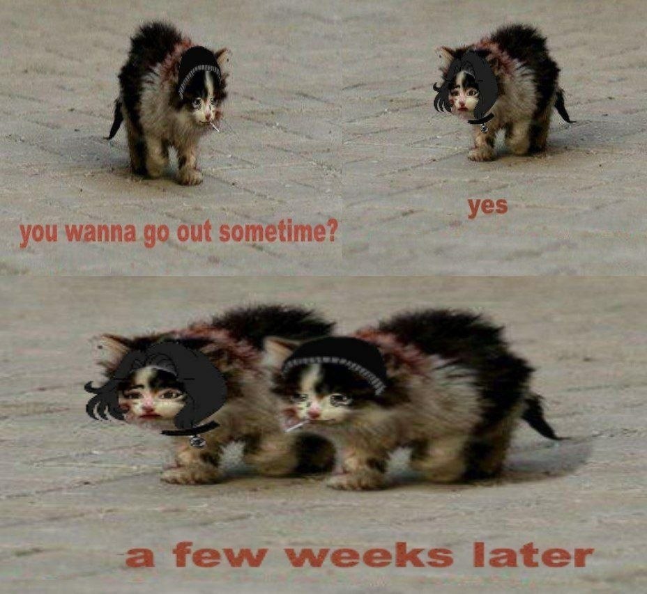 7 yes a few weeks iater