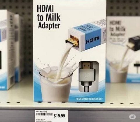 HDMI to Milk Adapter SSS има $19.99