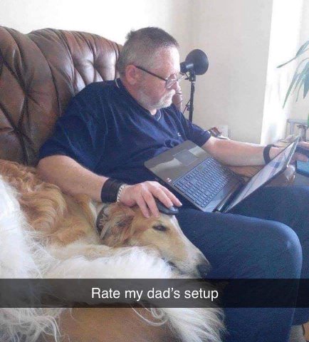 4 Rate my dad’s setup