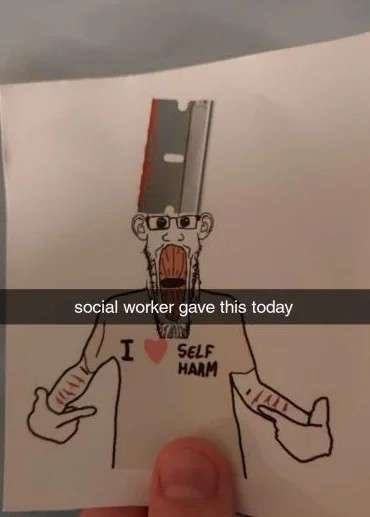 social worker gave this today