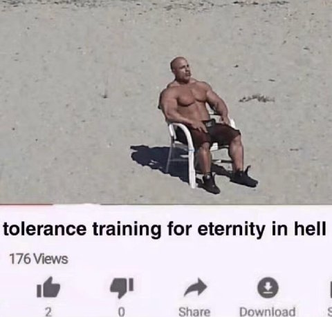 tolerance training for eternity in hell 176 Views 0 Share Download