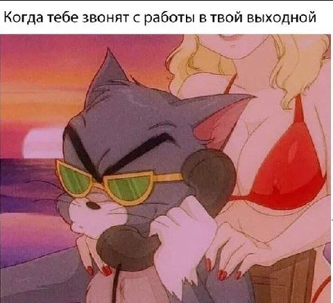 Когда тебе звонят с работы в твой выходной