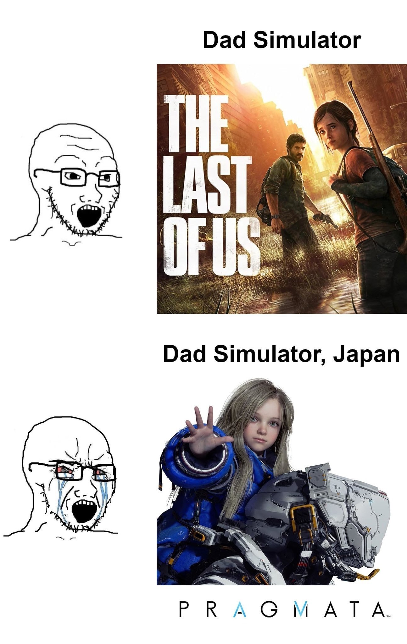 Dad Simulator 4 с.) A Dad Simulator, Japan PRAGMATA.