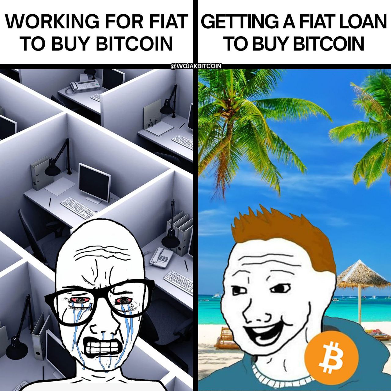 WORKING FOR FIAT A FIAT LOAN TO BUY BITCOIN TO BUY BITCOIN
