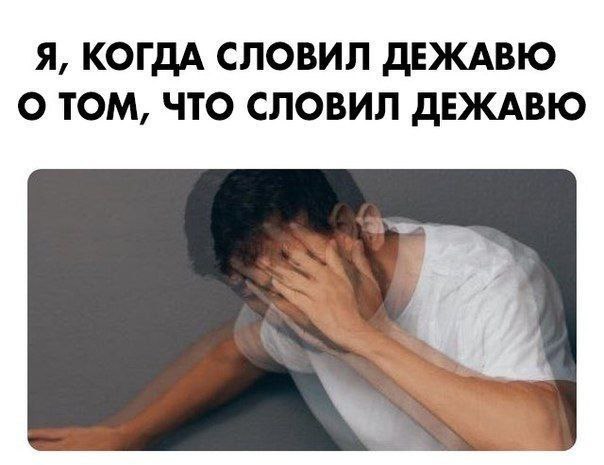 Я, КОГДА СЛОВИЛ ДЕЖАВЮ О ТОМ, ЧТО СЛОВИЛ ДЕЖАВЮ