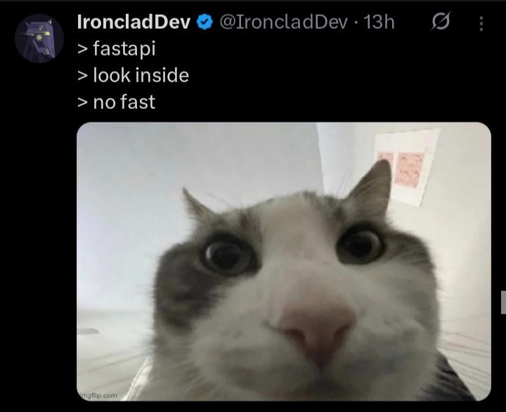 lroncladDev @IroncladDev (2) fastapi look inside по fast