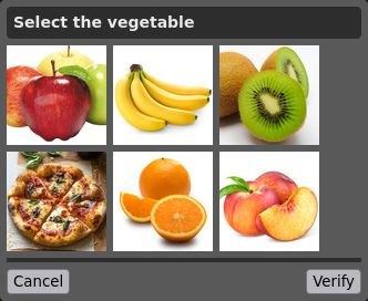 Select the vegetable