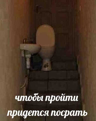 чтоды пройти придется посрать