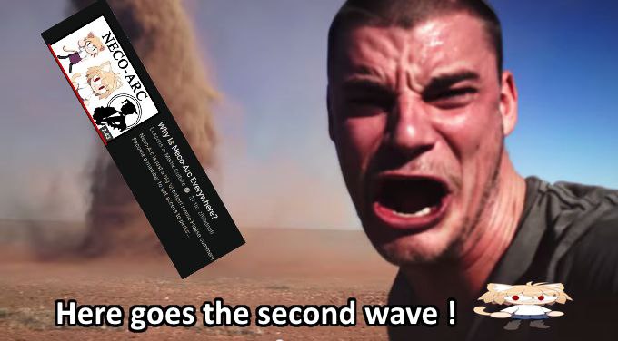 Here goes the second wave