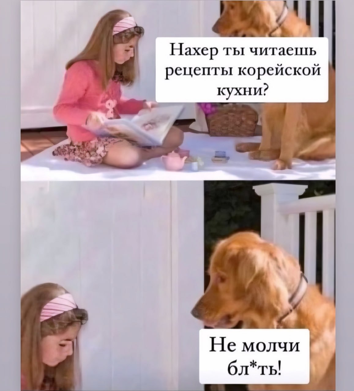 Нахер ты читаешь рецепты корейской кухни? Не молчи бл*ть