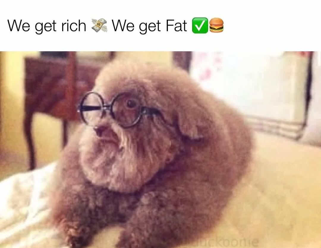 We get rich We get Fat