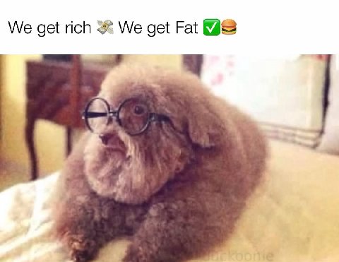 We get rich We get Fat