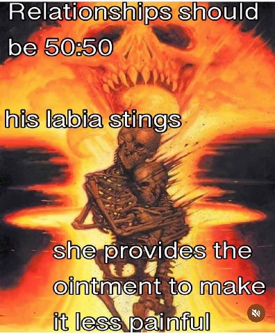Relationships should be 50:50 the